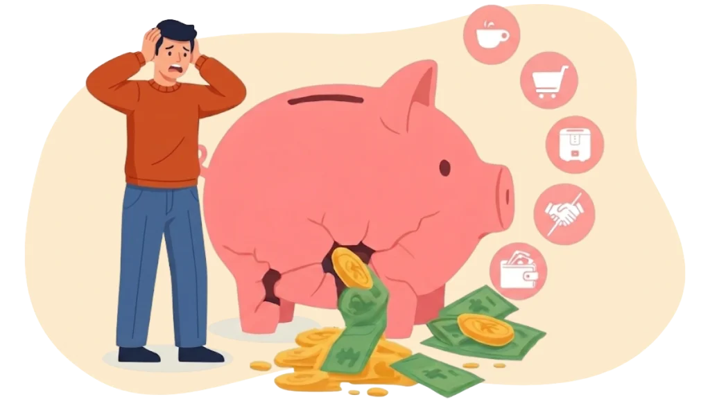 cofrinho vazando 1ft