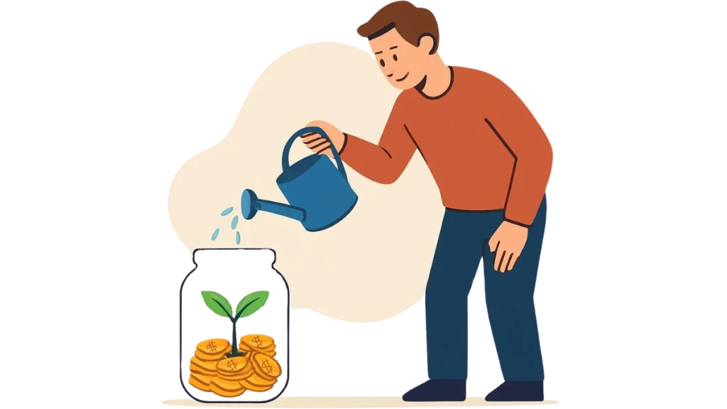 regando plantinha de 1ftweb
